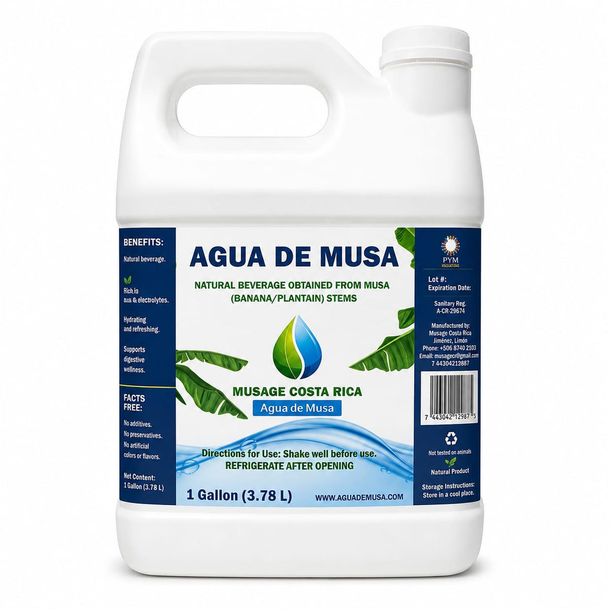 Agua de Musa 1 Gallon